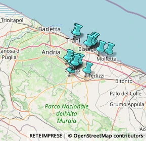 Mappa Via Leopoldo Tarantini, 70033 Corato BA, Italia (7.63)