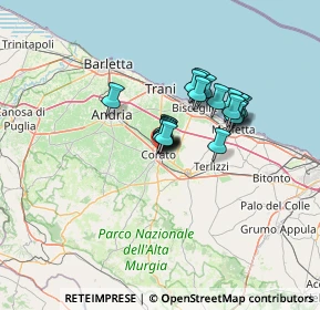 Mappa Via IV Novembre, 70033 Corato BA, Italia (9.176)