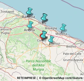 Mappa Via IV Novembre, 70033 Corato BA, Italia (11.18091)