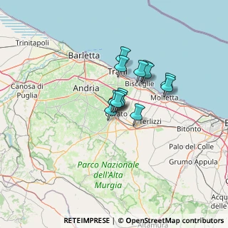 Mappa Via Fratelli Cervi, 70033 Corato BA, Italia (8.71769)