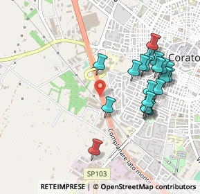 Mappa SP 231 Km 34, 70033 Corato BA, Italia (0.531)