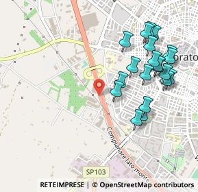 Mappa SP 231 Km 34, 70033 Corato BA, Italia (0.577)