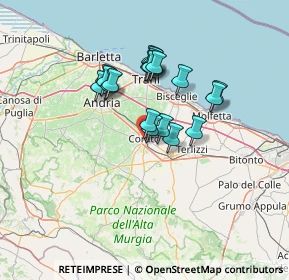 Mappa Viale 4 Novembre, 70033 Corato BA, Italia (11.40737)