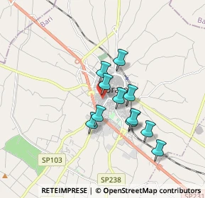 Mappa Via Don L. Orione, 70033 Corato BA, Italia (1.43727)