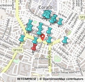 Mappa Via Lodi, 70033 Corato BA, Italia (0.2055)