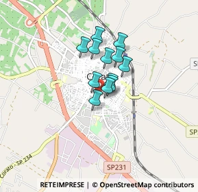 Mappa Via Lodi, 70033 Corato BA, Italia (0.5375)