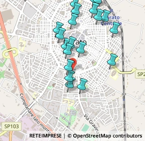 Mappa Via Lodi, 70033 Corato BA, Italia (0.527)