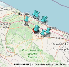 Mappa Via T. Ruffo, 70033 Corato BA, Italia (7.80385)