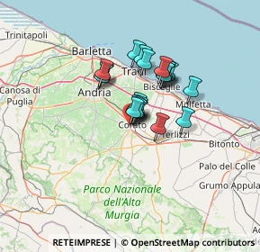 Mappa Via T. Ruffo, 70033 Corato BA, Italia (9.068)