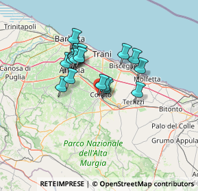 Mappa Via T. Ruffo, 70033 Corato BA, Italia (11.498)