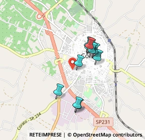 Mappa Via T. Ruffo, 70033 Corato BA, Italia (0.72909)