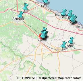 Mappa Via Orazio Flacco, 70033 Corato BA, Italia (8.6405)