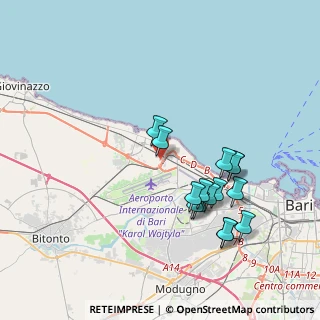 Mappa Via Francesco de Palo, 70128 Bari BA, Italia (4.01)