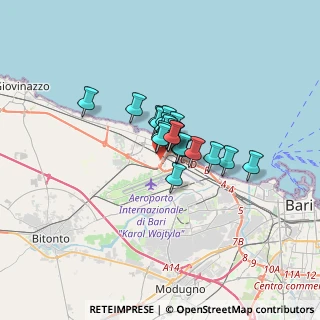 Mappa Via Francesco de Palo, 70128 Bari BA, Italia (1.7405)