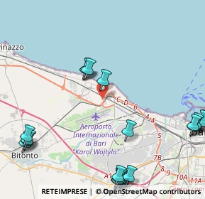 Mappa Vico Terzo Modugno, 70128 Bari BA, Italia (6.293)