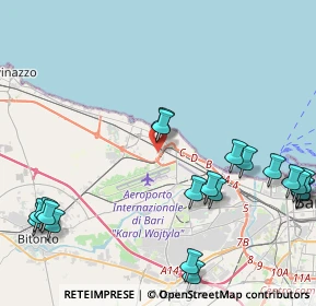 Mappa Vico Terzo Modugno, 70128 Bari BA, Italia (5.897)