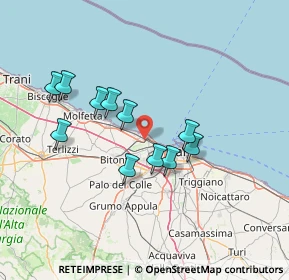 Mappa Via Francesco de Palo, 70128 Bari BA, Italia (13.10182)