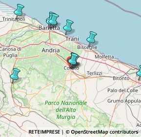 Mappa Via Paolo, 70033 Corato BA, Italia (18.605)