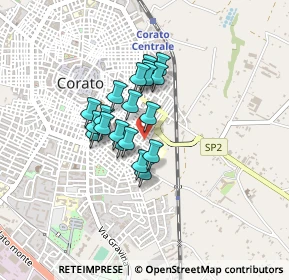 Mappa Via Montevideo, 70033 Corato BA, Italia (0.307)