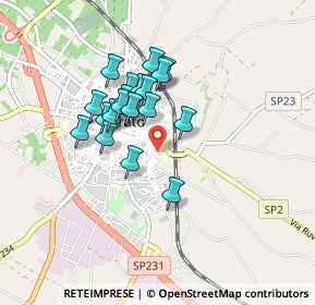 Mappa Via Montevideo, 70033 Corato BA, Italia (0.719)