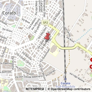 Mappa Via Montevideo, 73, 70033 Corato, Bari (Puglia)