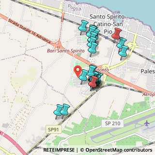 Mappa Via Della Solidarietà, 70127 Bari BA, Italia (0.85714)