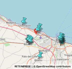 Mappa Via Della Solidarietà, 70127 Bari BA, Italia (8.705)