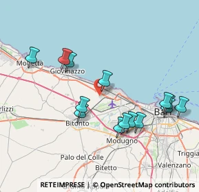 Mappa Via Della Solidarietà, 70127 Bari BA, Italia (8.43929)