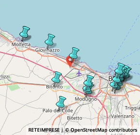 Mappa Via Della Solidarietà, 70127 Bari BA, Italia (10.358)