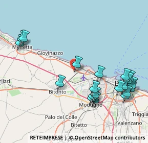 Mappa Via Della Solidarietà, 70127 Bari BA, Italia (10.269)