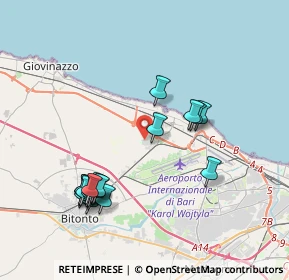 Mappa Via Della Solidarietà, 70127 Bari BA, Italia (4.32)