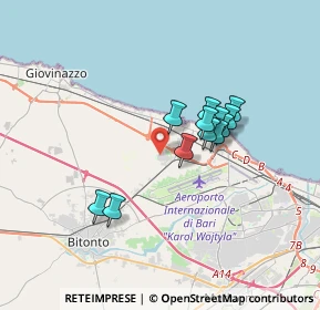 Mappa Via Della Solidarietà, 70127 Bari BA, Italia (2.87667)
