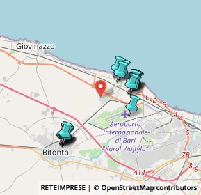 Mappa Via Della Solidarietà, 70127 Bari BA, Italia (3.469)