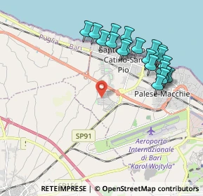 Mappa Via Della Solidarietà, 70127 Bari BA, Italia (2.234)