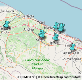 Mappa Via Adolfo Omedeo, 70033 Corato BA, Italia (16.358)