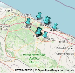 Mappa Via Castel Morrone, 70033 Corato BA, Italia (7.1635)