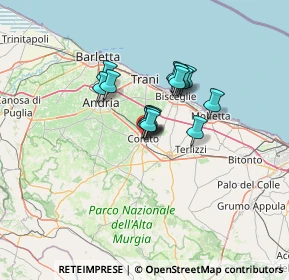 Mappa Via Castel Morrone, 70033 Corato BA, Italia (8.76067)