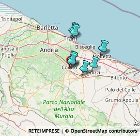 Mappa Via Adolfo Omedeo, 70033 Corato BA, Italia (8.29)