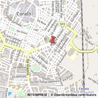 Mappa Via IV Novembre, 76, 70033 Corato, Bari (Puglia)