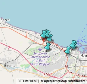 Mappa Vico III Modugno, 70128 Bari BA, Italia (2.51667)