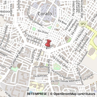 Mappa Via Castel del Monte, 85, 70033 Corato, Bari (Puglia)