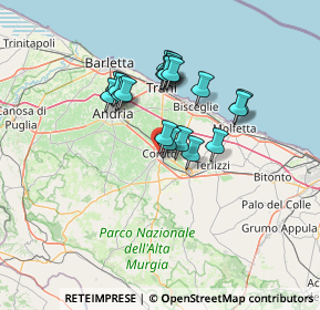 Mappa Via Stella D'Italia, 70033 Corato BA, Italia (11.41842)