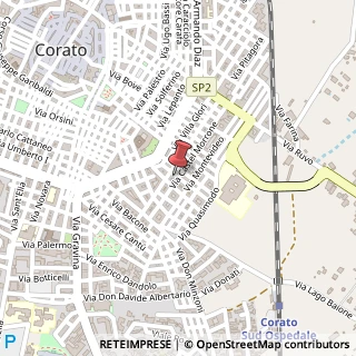 Mappa Via Mamiani,  17, 70033 Corato, Bari (Puglia)