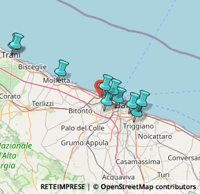 Mappa 70128 Bari BA, Italia (18.51917)