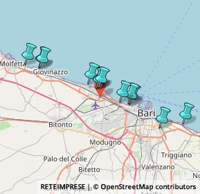 Mappa 70128 Bari BA, Italia (6.82667)