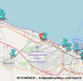 Mappa 70128 Bari BA, Italia (7.3075)