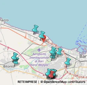 Mappa 70128 Bari BA, Italia (5.8175)
