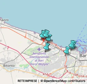 Mappa 70128 Bari BA, Italia (2.44083)