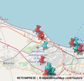 Mappa 70128 Bari BA, Italia (6.122)