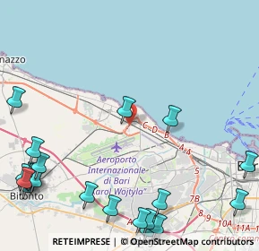 Mappa 70128 Bari BA, Italia (6.908)